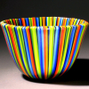 Radiant Rainbow Rollup Vase