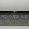 Rorschach Panel with Double Red Border showing wall mounting hardware from top