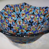 Multicolored Kaleidoscopic Bowl