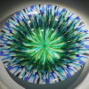 Blue and Green Convergence Bowl
