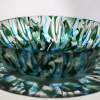 Blue, Green and French Vanilla Convergence Bowl with Top Light