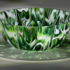 Green and French Vanilla Convergence Bowl with Top Light