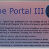 Time Portal III Tent Card