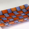 Blue & Orange Weave Soap Dish