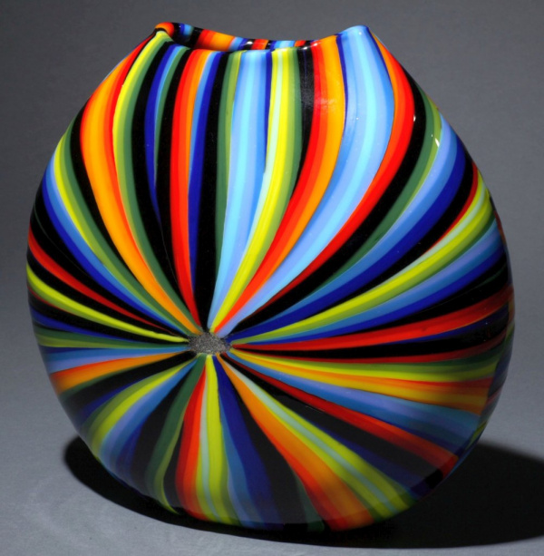 Radiant Rainbow Rollup Vase