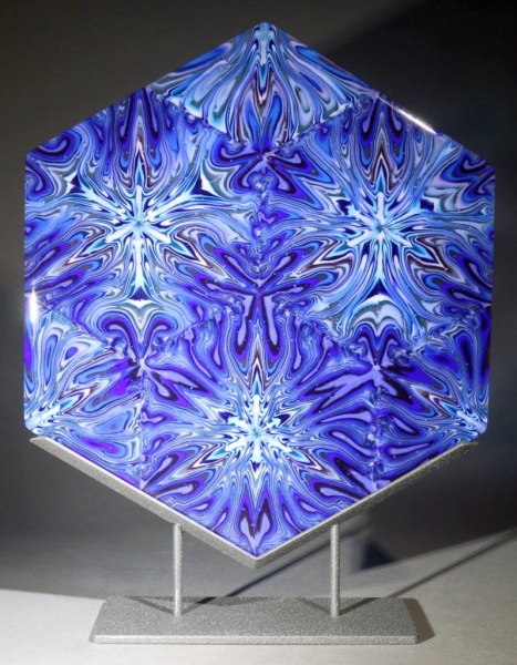 Hexagonal Kaleidoscopic Panel with Front Light