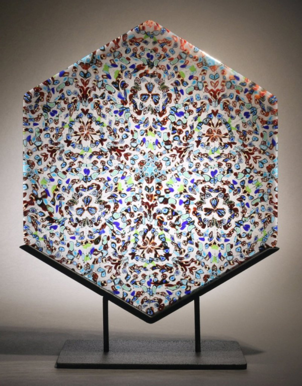 Hexagonal Kaleidoscopic Panel with Back Light