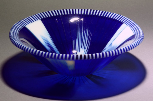 Blue and White Radiant Bowl