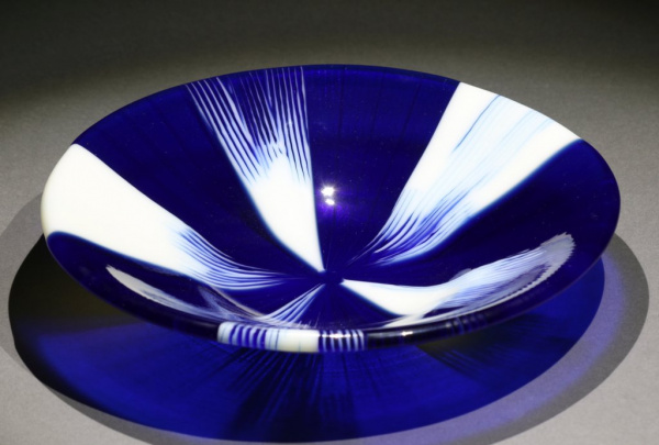 Blue and White Radiant Bowl